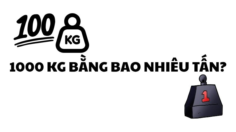 1000 kg bằng bao nhiêu tấn?