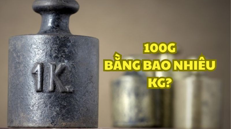 100g bằng bao nhiêu kg?