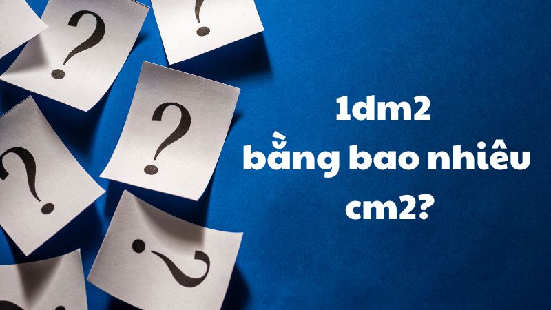 1dm2 bằng bao nhiêu cm2?