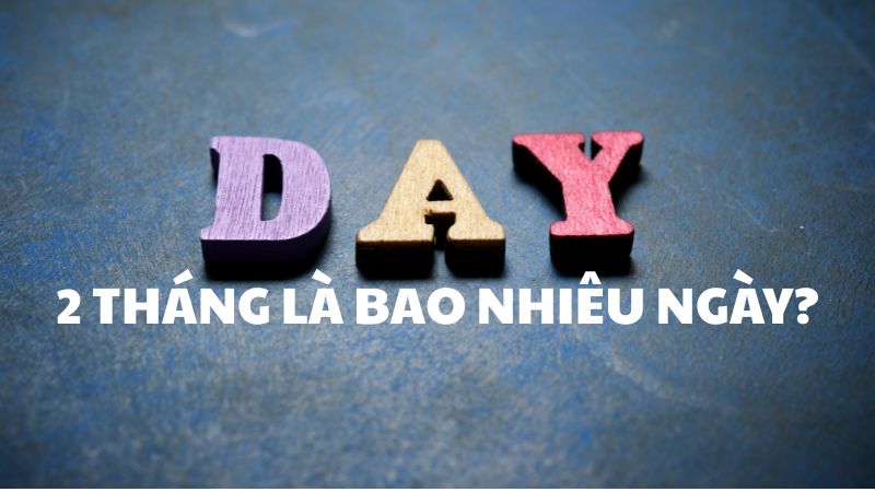 2 tháng là bao nhiêu ngày?