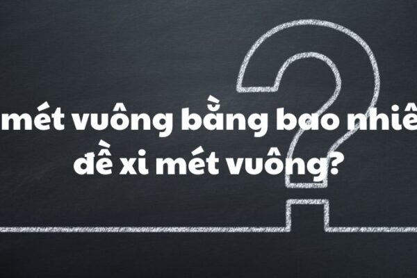 3 mét vuông bằng bao nhiêu đề xi mét vuông?