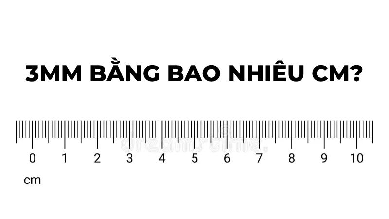 3mm bằng bao nhiêu cm?