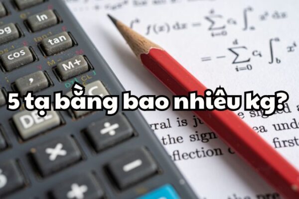 5 tạ bằng bao nhiêu kg?