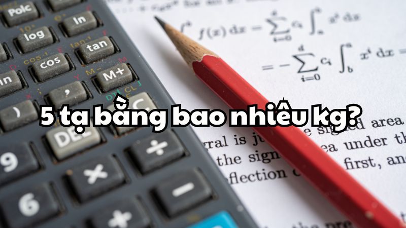 5 tạ bằng bao nhiêu kg?