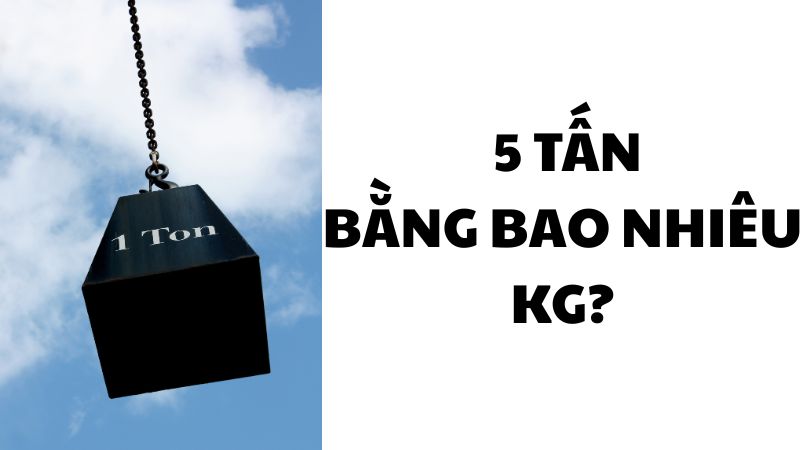 5 tấn bằng bao nhiêu kg?