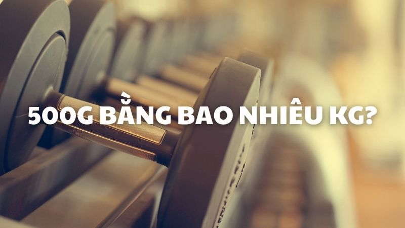 500g bằng bao nhiêu kg?