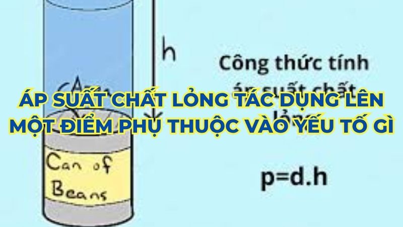 Áp suất chất lỏng tác dụng lên một điểm phụ thuộc vào yếu tố gì
