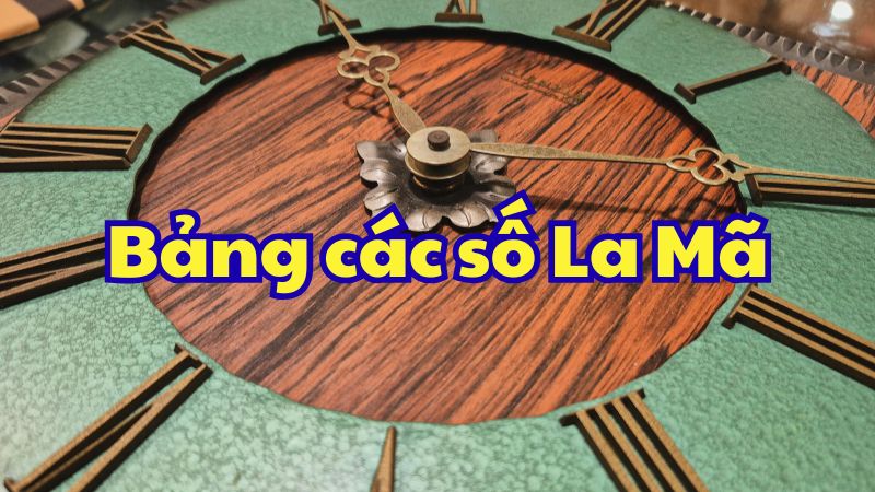 Bảng các số La Mã từ 1 đến 1000