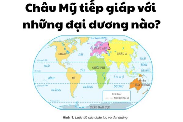 Châu Mỹ tiếp giáp với những đại dương nào?