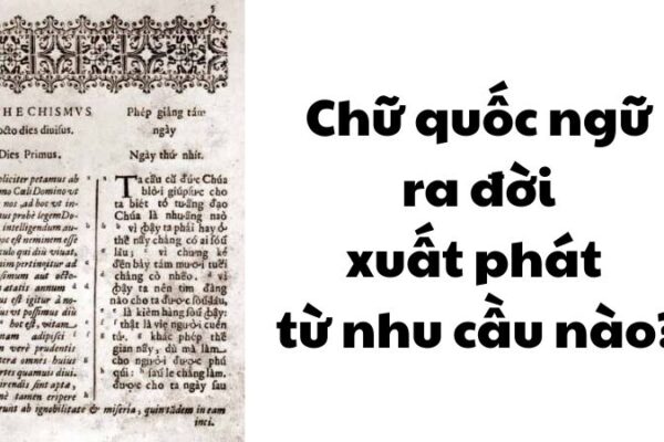 Chữ quốc ngữ ra đời xuất phát từ nhu cầu sau đây