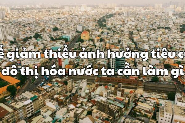 Để giảm thiểu ảnh hưởng tiêu cực đô thị hóa nước ta cần
