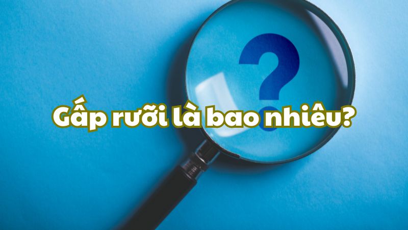 Gấp rưỡi là bao nhiêu?