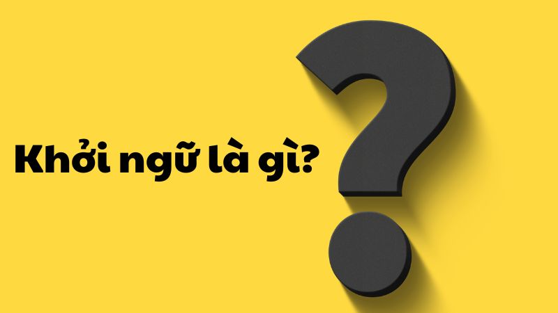 Khởi ngữ là gì?