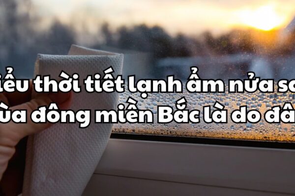Kiểu thời tiết lạnh ẩm nửa sau mùa đông miền Bắc là do