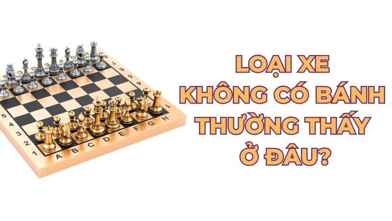 Loại xe không có bánh thường thấy ở đâu?