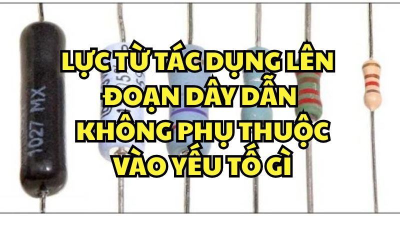 Lực từ tác dụng lên đoạn dây dẫn không phụ thuộc vào yếu tố gì