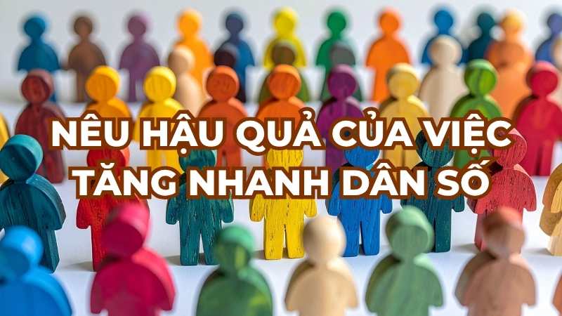 Nêu hậu quả của việc tăng nhanh dân số