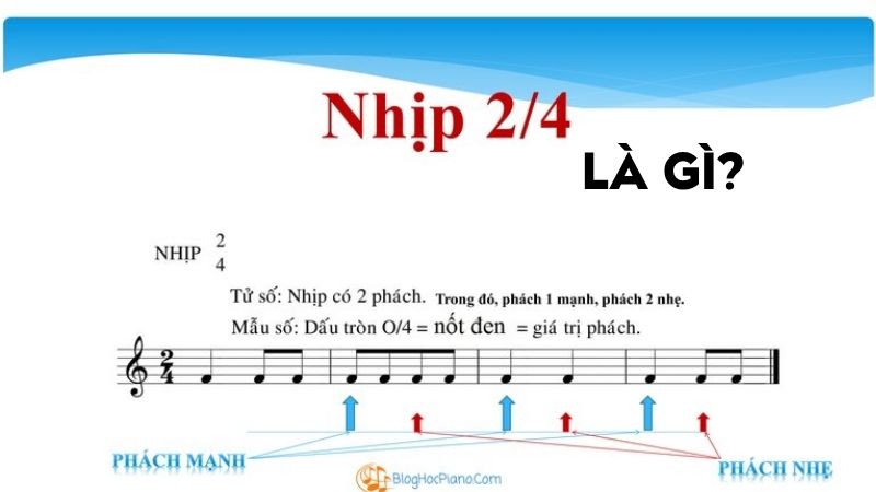 Nhịp 2/4 là gì