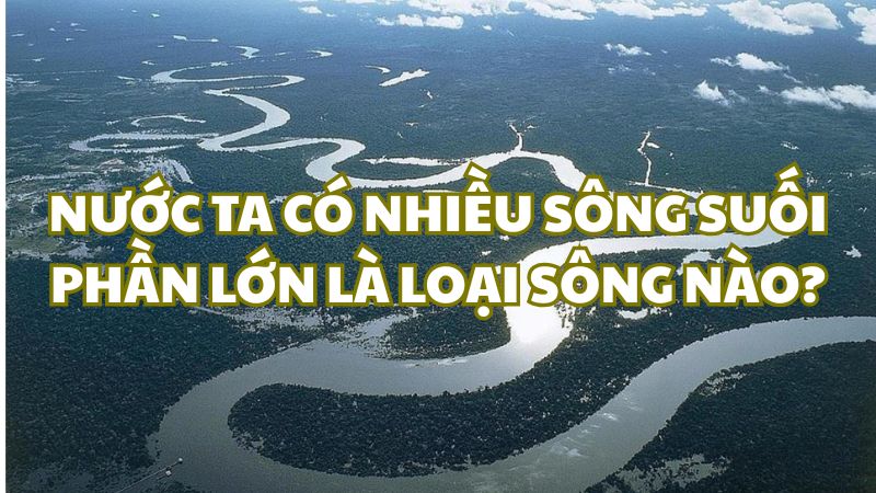 Nước ta có nhiều sông suối phần lớn là loại sông nào?