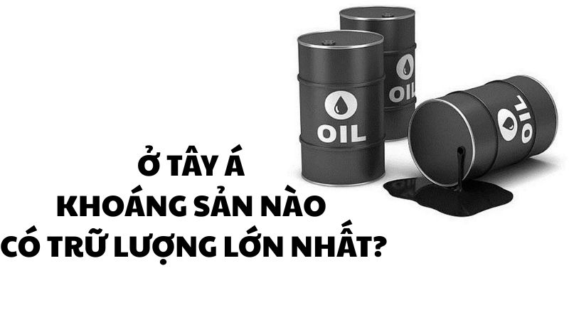 Ở Tây Á khoáng sản nào có trữ lượng lớn nhất?