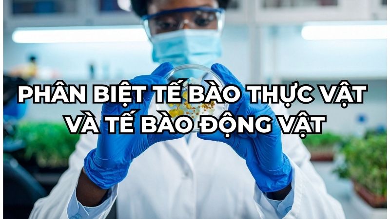 Phân biệt tế bào thực vật và tế bào động vật