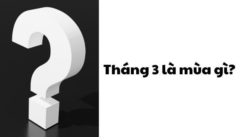 Tháng 3 là mùa gì?