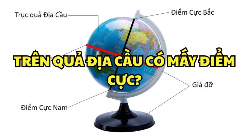 Trên quả địa cầu có mấy điểm cực?