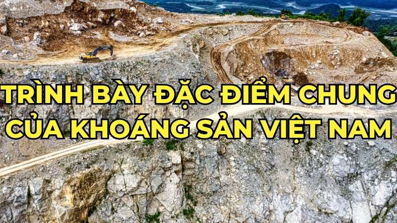 Trình bày đặc điểm chung của khoáng sản Việt Nam