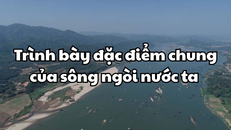 Trình bày đặc điểm chung của sông ngòi nước ta