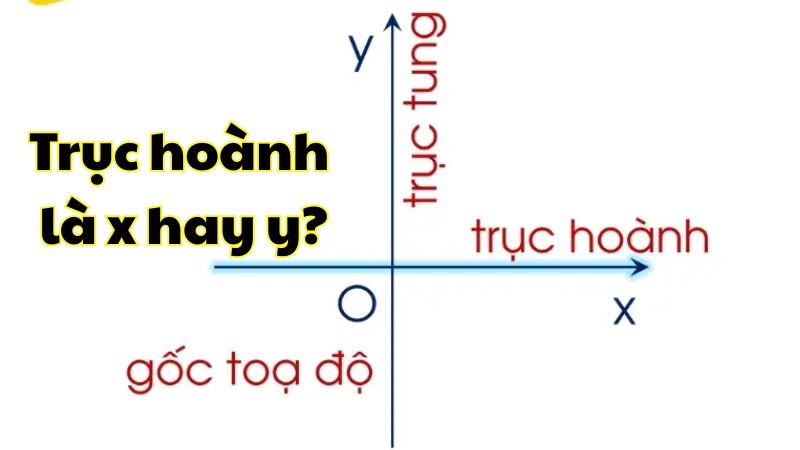 Trục hoành là x hay y?