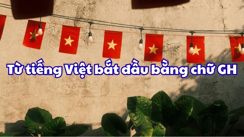 Từ tiếng Việt bắt đầu bằng chữ GH