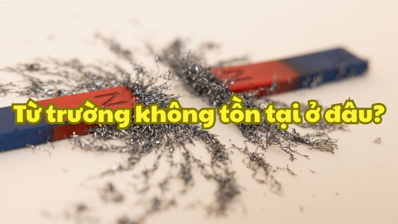 Từ trường không tồn tại ở đâu?