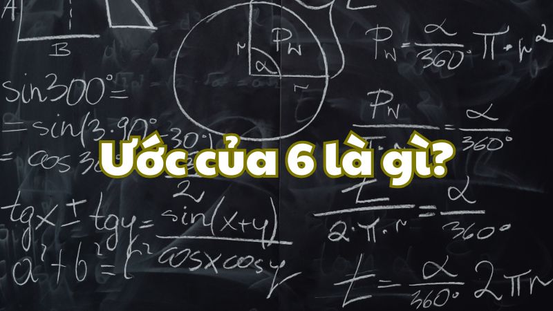 Ước của 6 là gì?
