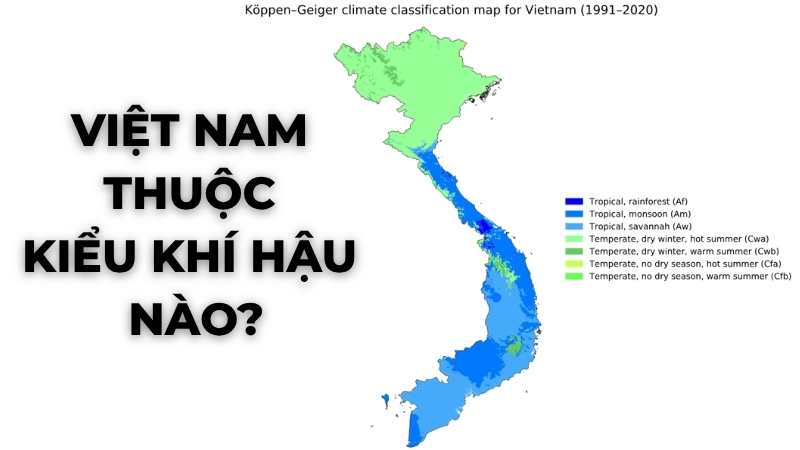 Việt Nam thuộc kiểu khí hậu nào?
