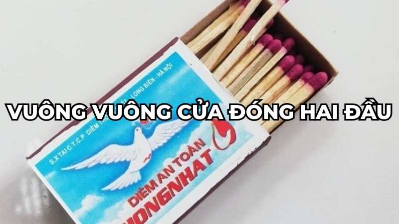 Vuông vuông cửa đóng hai đầu