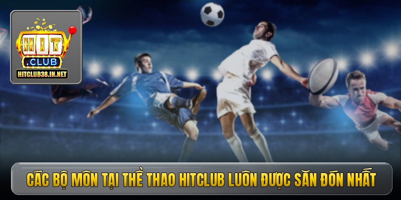 Các bộ môn tại thể thao Hitclub luôn được săn đón nhất