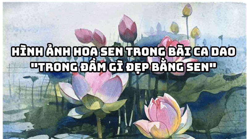Tác giả tác phẩm Hình ảnh hoa sen trong bài ca dao Trong đầm gì đẹp bằng sen