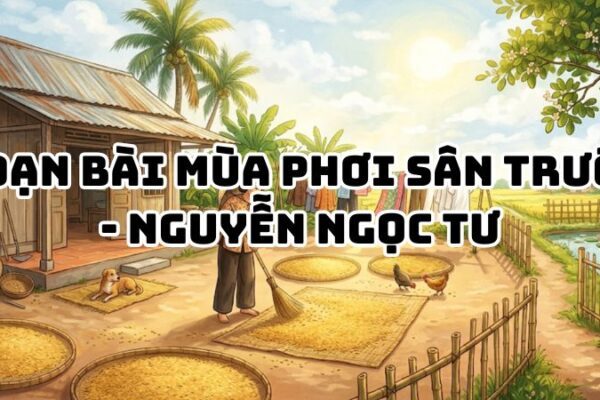 Soạn bài Mùa phơi sân trước Nguyễn Ngọc Tư đầy đủ