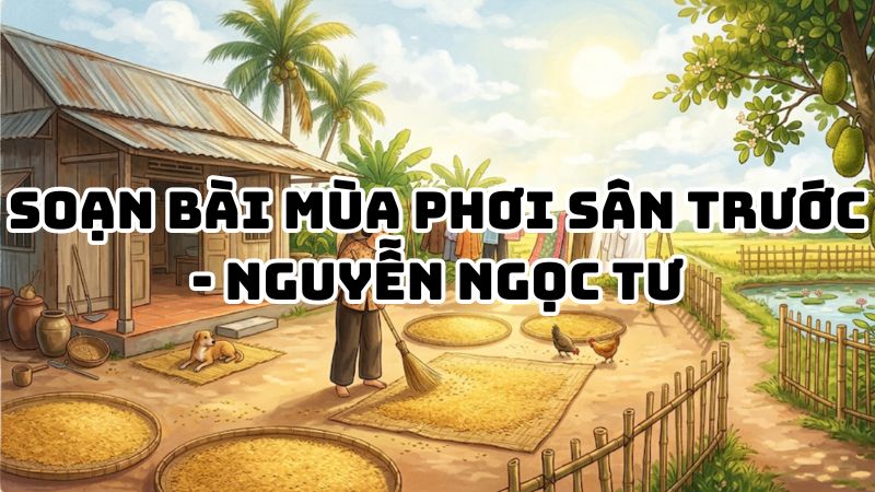 Soạn bài Mùa phơi sân trước Nguyễn Ngọc Tư đầy đủ