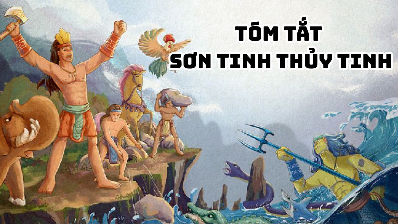Tóm tắt Sơn Tinh Thủy Tinh hay nhất — ngắn gọn, đầy đủ