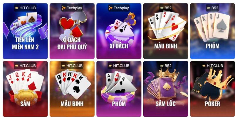 Các tựa game bài đổi thưởng không nên bỏ qua